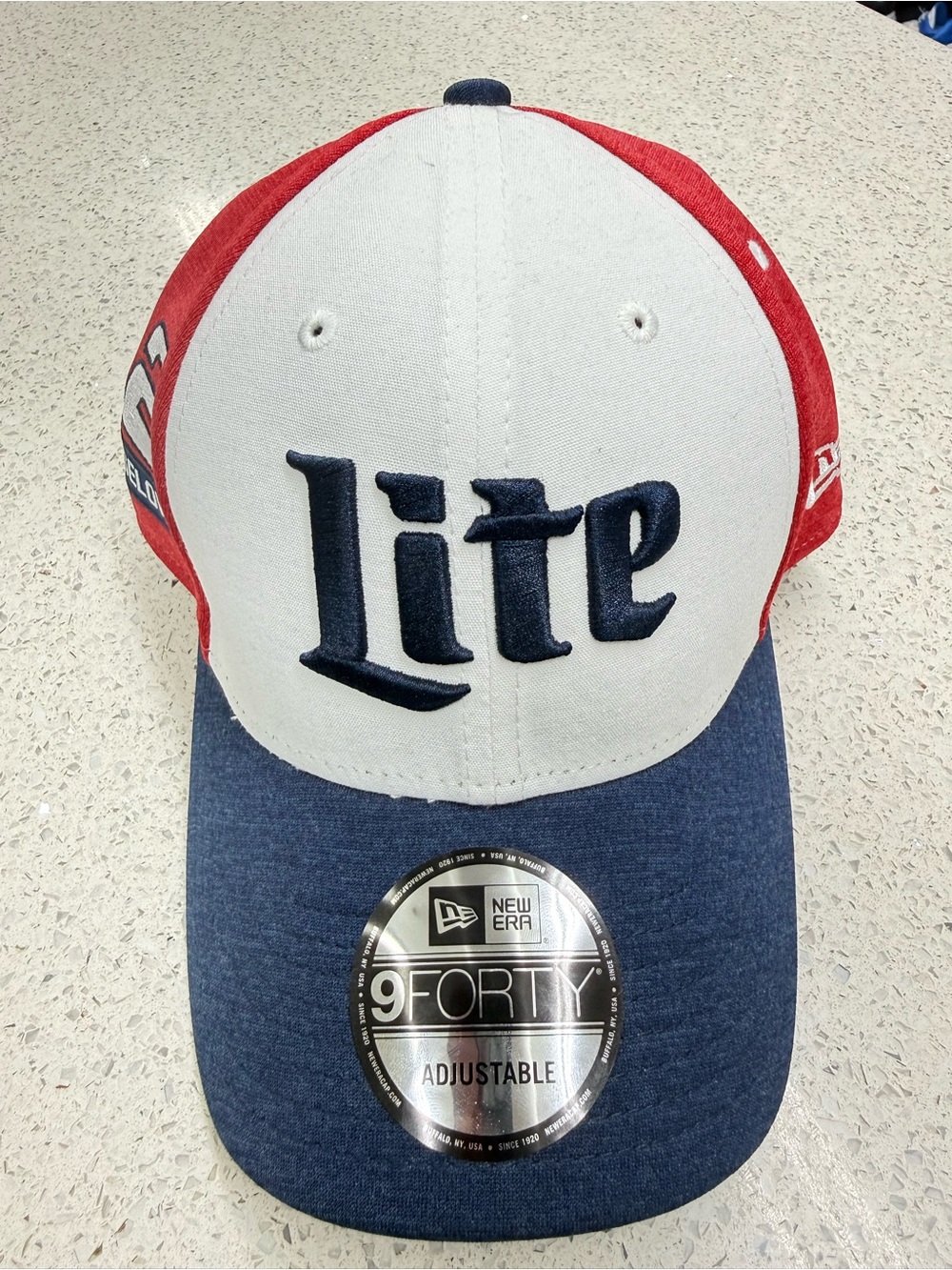 New Era Red and Black NASCAR Keselowski 9FORTY Adjustable Cap